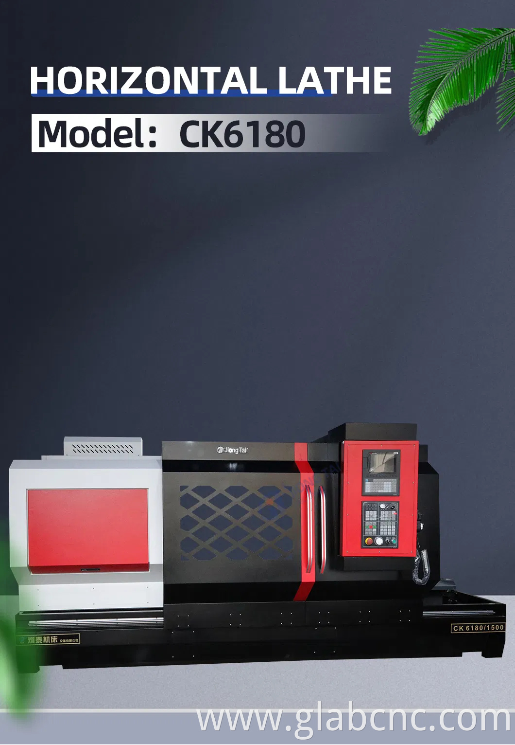 Truning CNC Lathe Machine Factory Price Ck6180 Flat Bed Lathe Series